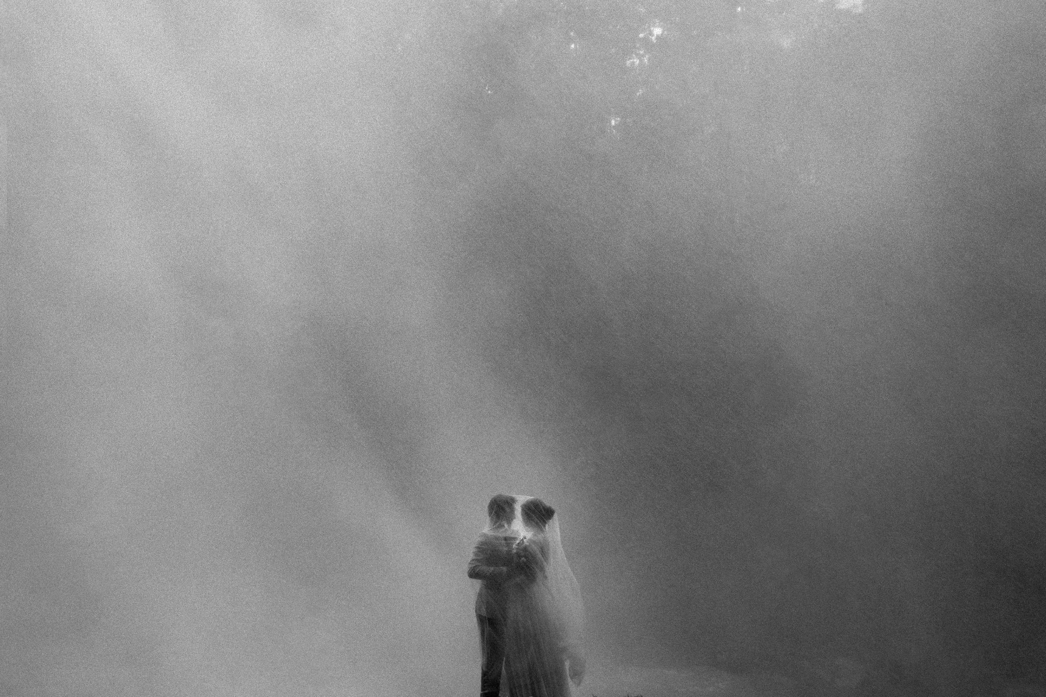 Cuong & My: A Rainy Elopement, Pre-Wedding & Engagement Photoshoot at Dambri Waterfall, Da Lat